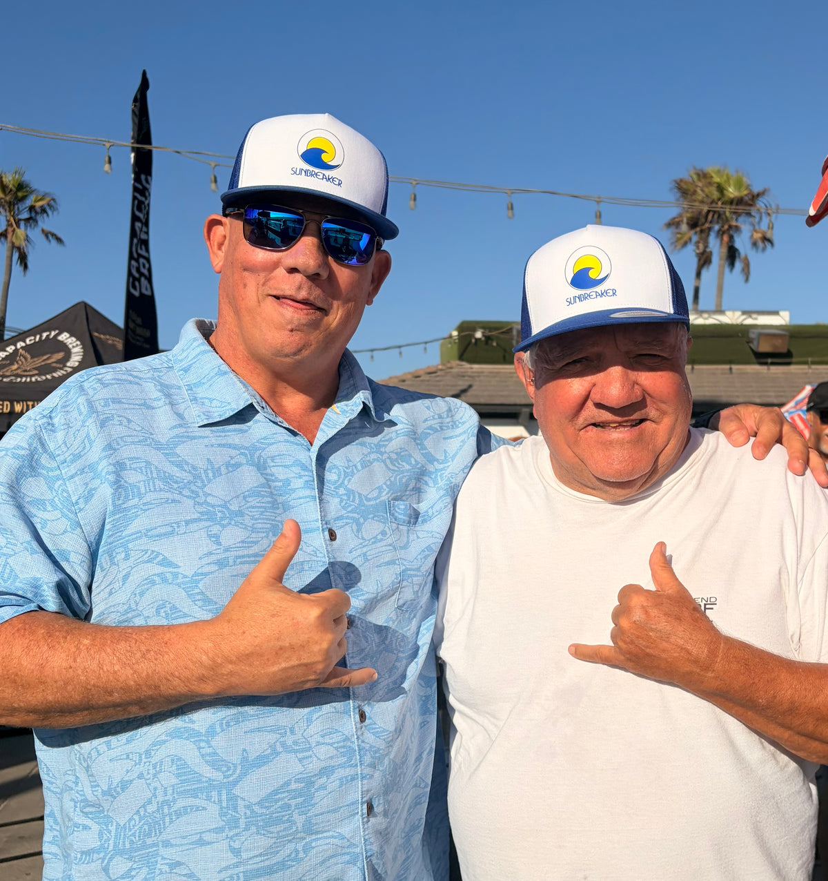 With Bruce Gabrielson